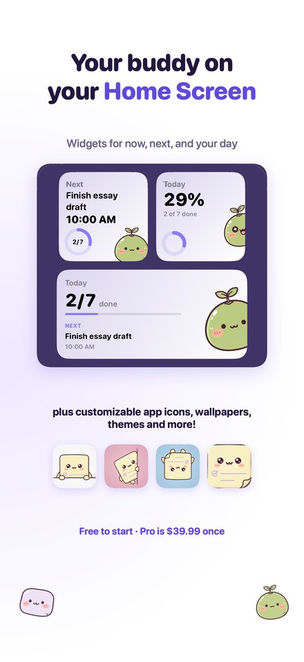 Crumpet screenshot: widgets